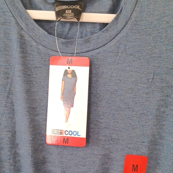 NWT 32 degrees cool dress, gray, medium - Picture 3 of 4